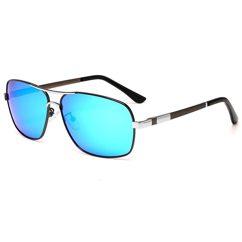 건 그레이 도트 블랙 프레임 아이스 블루 필름 (편광)