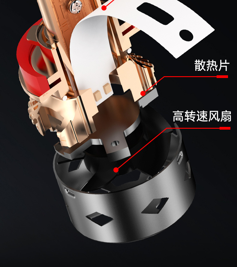 Brand can be offline agent/M211 car led headlight ultra-bright spotlight H1H3H4H7H119 Factory Direct