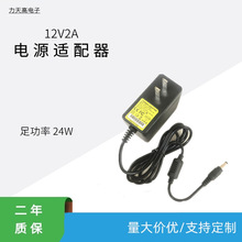 12V2A电源适配器 LED灯条带电源按摩器电源化妆镜监控路由器电源