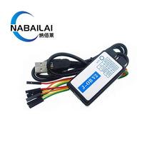 J-OB-V2 SWD调试器-CDC接口，4根20cm长杜邦线80cm长USB线