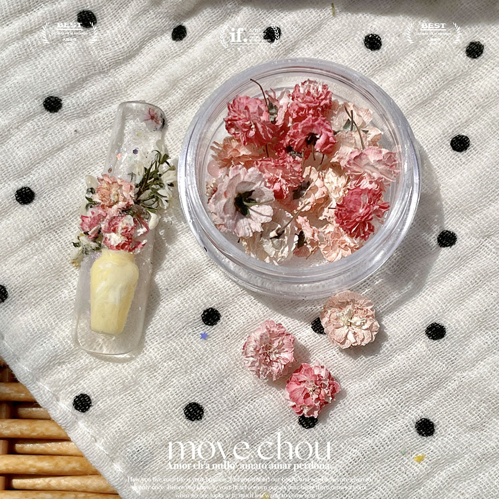 Spring French Flower Artwork Niche New Nail Art Three-dimensional Camellia Multicolor Floral Nail Art Jewelry