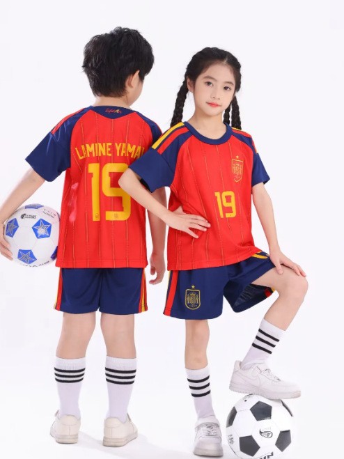 Camiseta de fútbol infantil Copa del Mundo 2026 Camiseta de fútbol nacional Estados Unidos Brasil Francia Alemania Camiseta infantil