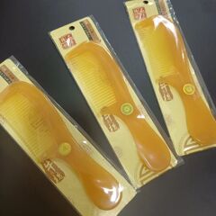 熟糊は牛筋プラスチック櫛を厚くして、長い髪の櫛をマッサージします。