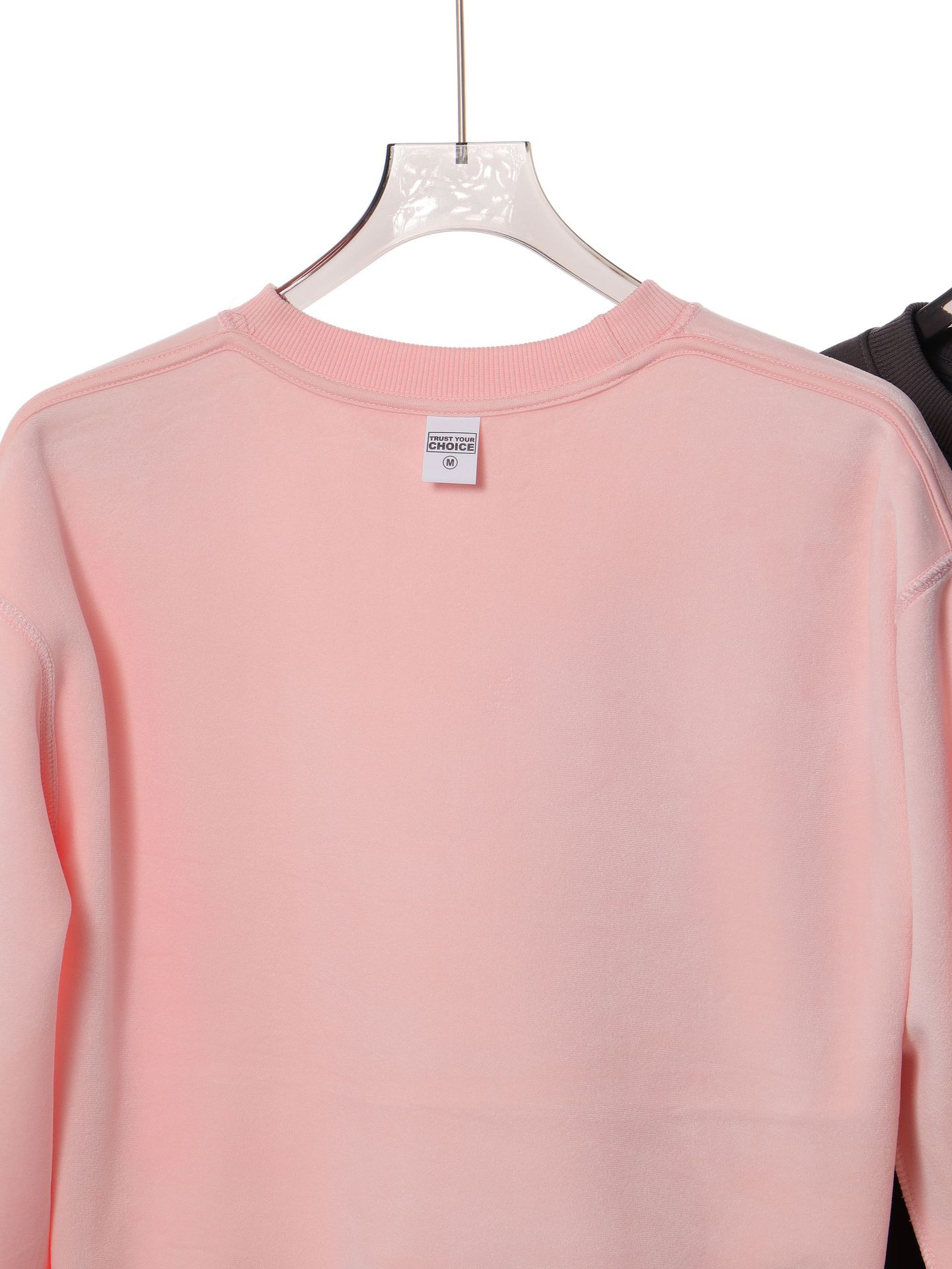 Otoño y invierno pesado 450g compuesto de plata de lana calentadora de cuello redondo chaqueta de moda de mujer de color sólido simple con chaqueta con capuz image 4
