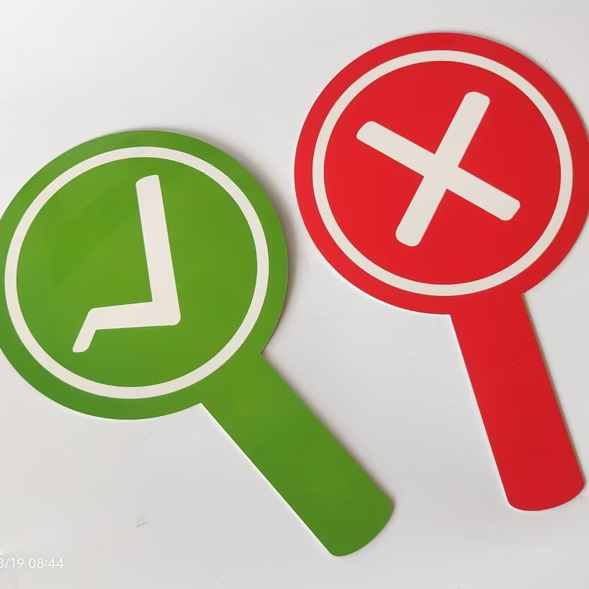 幼儿园课堂回答问题举手牌裁判对错打分牌儿童课间互动玩具-阿里巴巴