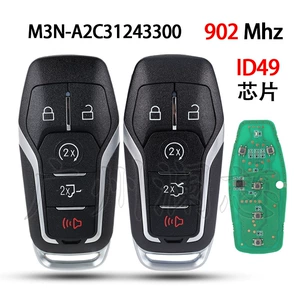 Ford 5 düyməli ağıllı kart pult açarı 902Mhz Id49 M3N-A2C31243300