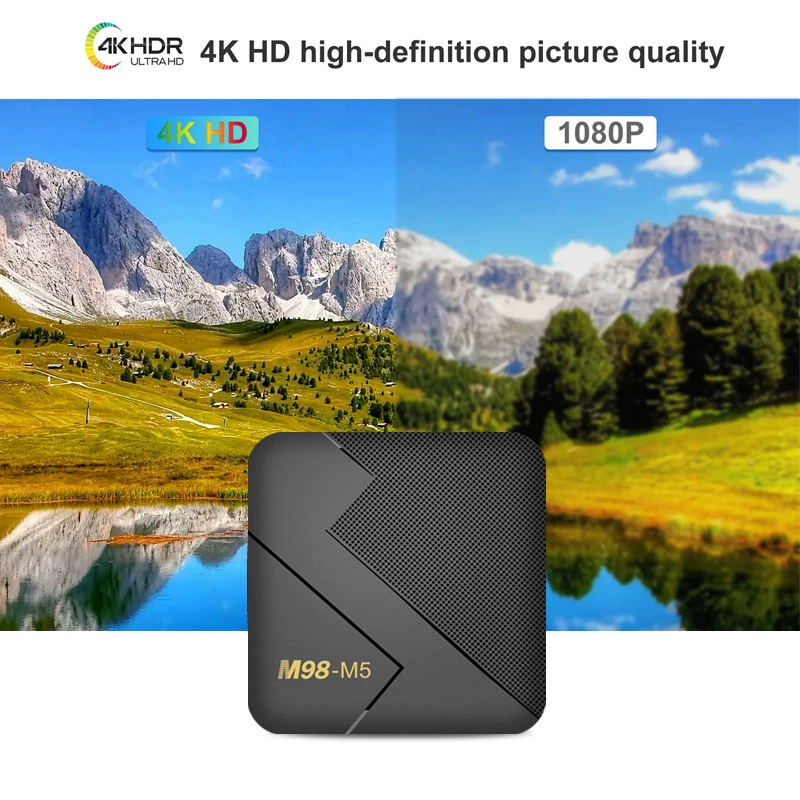 ТВ-приставка M98 Y9 для трансграничного рынка, Wi-Fi, Android TV box, внешняя торговля ТВ BOX