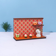 ZAKKA Apple Rack Wall Wooden Stand Background Board Miniature Scene Photography Prop Dollhouse Decorations Wooden Accents