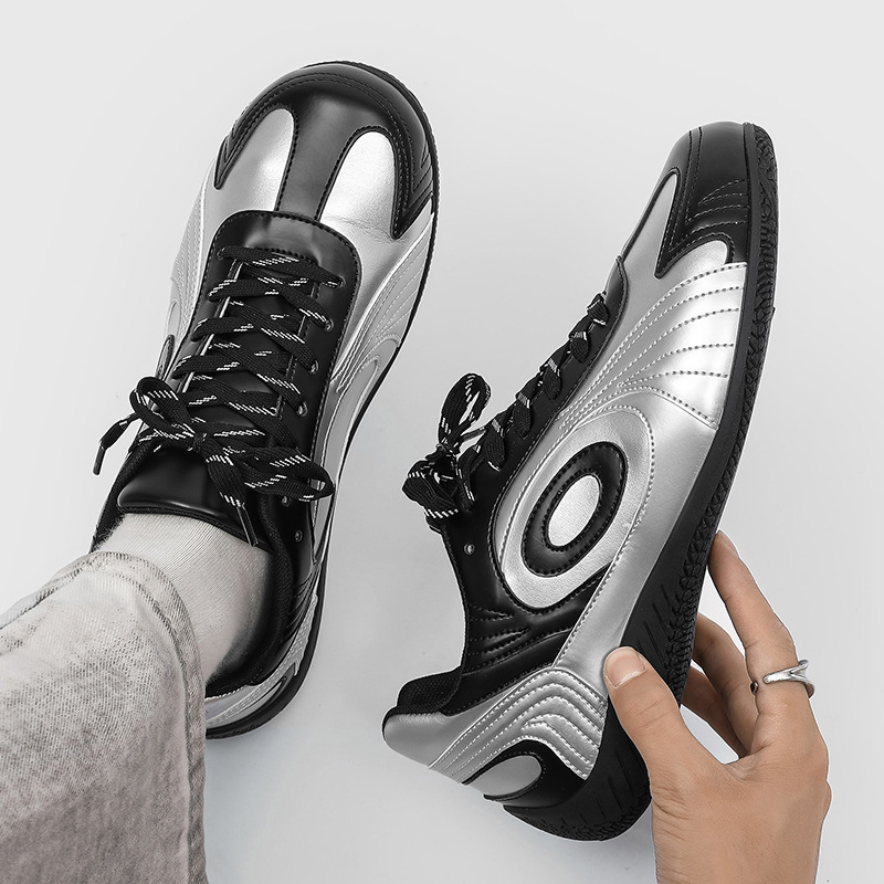 2025新款男式休闲运动鞋薄底低帮男鞋潮百搭赛车鞋男一件代发SC08