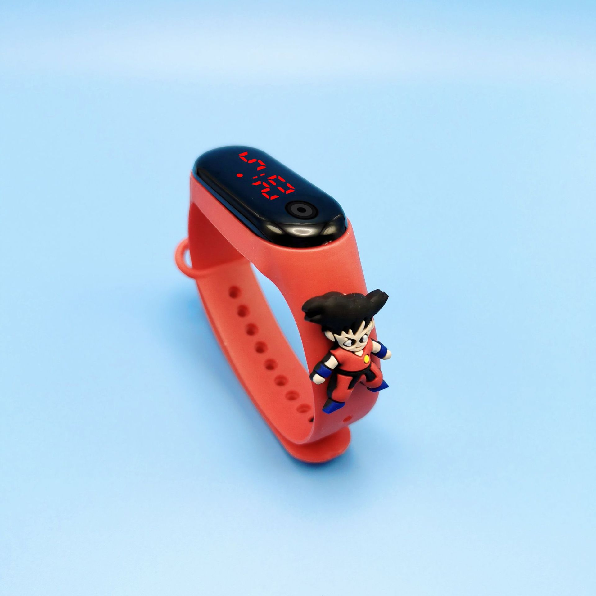 En stock al por mayor M3 reloj de muñeca de luz roja led reloj electrónico creativo estudiante plástico pulsera de dibujos animados niños reloj deportivo