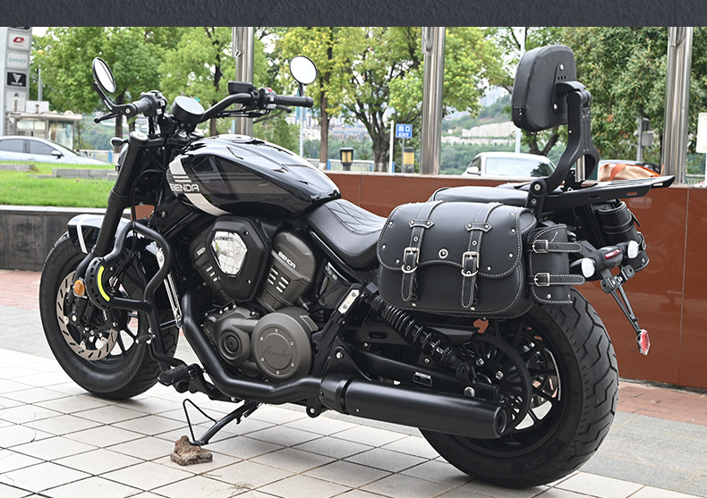 Suitable for Benda Greystone 707 Motorcycle Bumper, Anti-Fall Guard Bar, Foldable Backrest, Rear Rack, Side Bag Modification