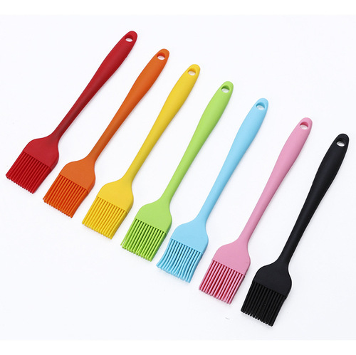 Baking Tools 21cm integrated small silicone brush, barbecue brush, oil brush, silicone sweep, DIY cake tool