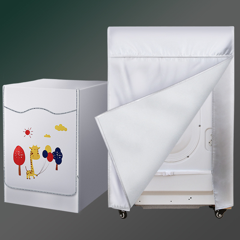 Cuatro lavadora cubierta de cilindro 8 10 kg a prueba de agua protector solar anticongelante cubierta personalizada