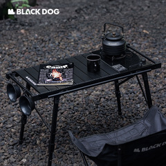 Blackdog ブラックドッグ IGT コンビネーションテーブル多機能ポータブル折りたたみテーブル屋外黒キャンプスタイル収納テーブル