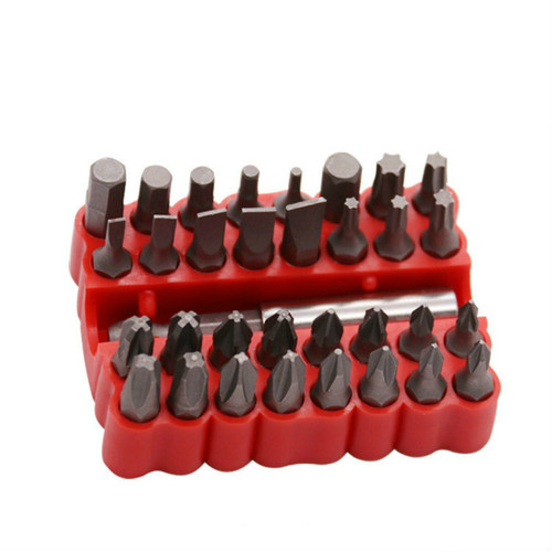 Ratchet 33pc piece set, bit set, special-shaped screwdriver bit, electric screwdriver accessories set