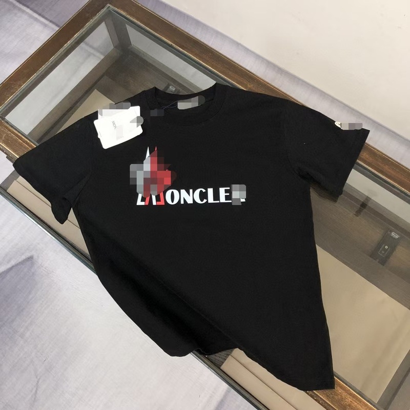 高バージョンの新しい純綿モンモンフルプリントベルクロ半袖ユニセックスTシャツトップカップル着用|undefined