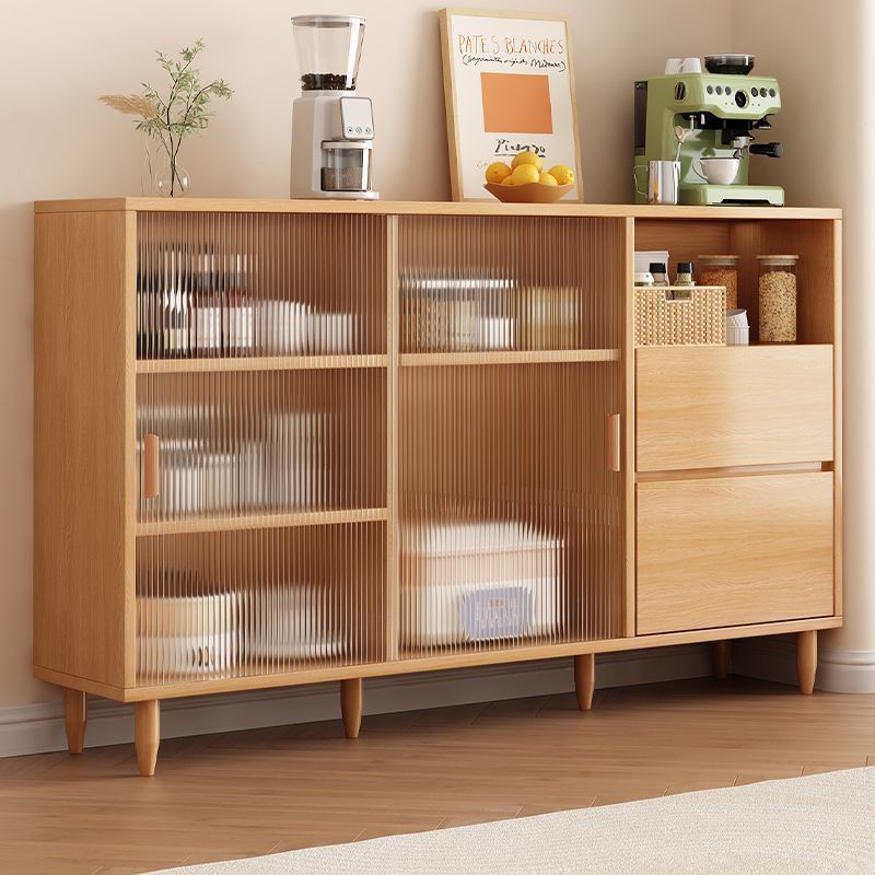 Sideboard Narrow Cabinet Simple Storage Kitchen Storage Cabinet Ultra-Thin Tea Cabinet Storage Integrated Wall Cabinet