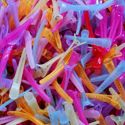 8CM头饰鸭嘴发夹鳄鱼塑料糖果色美发夹半透明实色 小礼物批发韩版