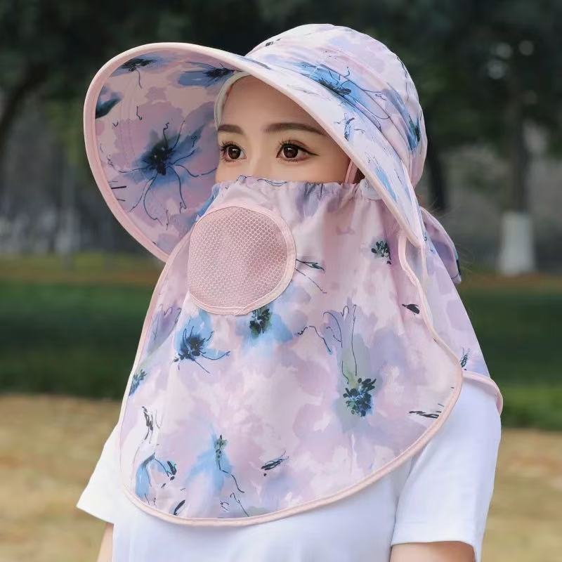 수묵화 숄-보라색