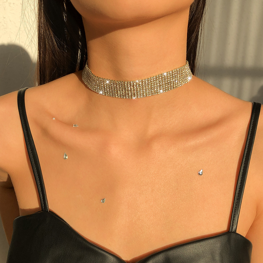 Collar De Diamantes Completo De Estilo Europeo Y Americano display picture 12