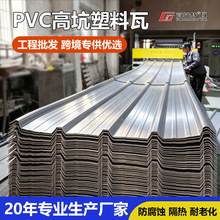 PVC塑料瓦厂家防腐蚀耐酸碱树脂pvc瓦工程批发跨境专供pvc塑料瓦