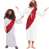 Рождественский священник Преподобный Цезарь Великая драма, потому что Детская дева Мэри исполняет Мэри, исполняет одежду