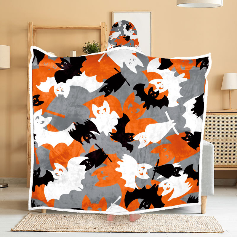 Cross-border wish capas multifuncionales de doble capa encapuchada doble capa de invierno engrosado lana calentamiento de flange camisa