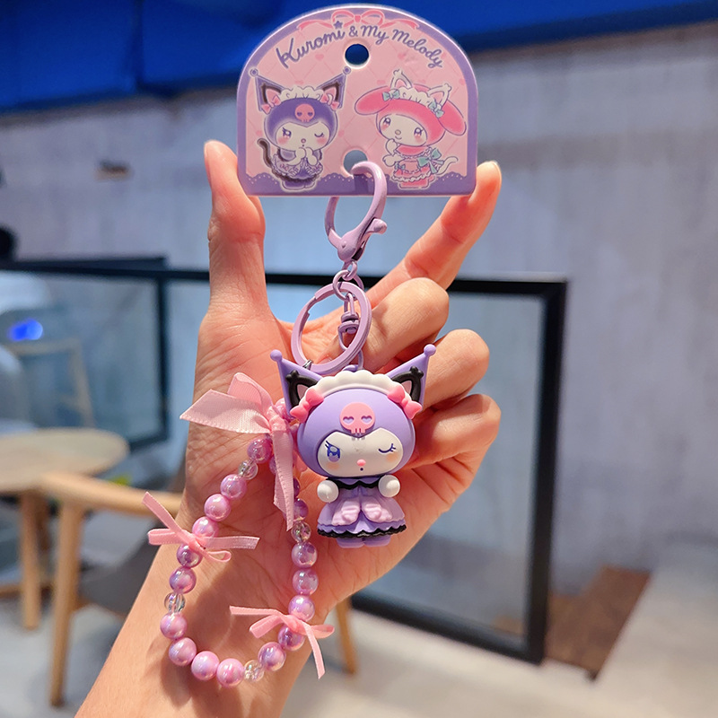 2026年新作正規品サンリオクロミぬいぐるみキーホルダー女性向け可愛いハローキティぬいぐるみカメラ小物