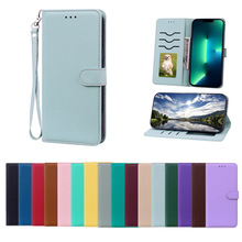 适用三星A32A53S22翻盖手机皮套iphone14谷歌小米LG新款插卡磁吸