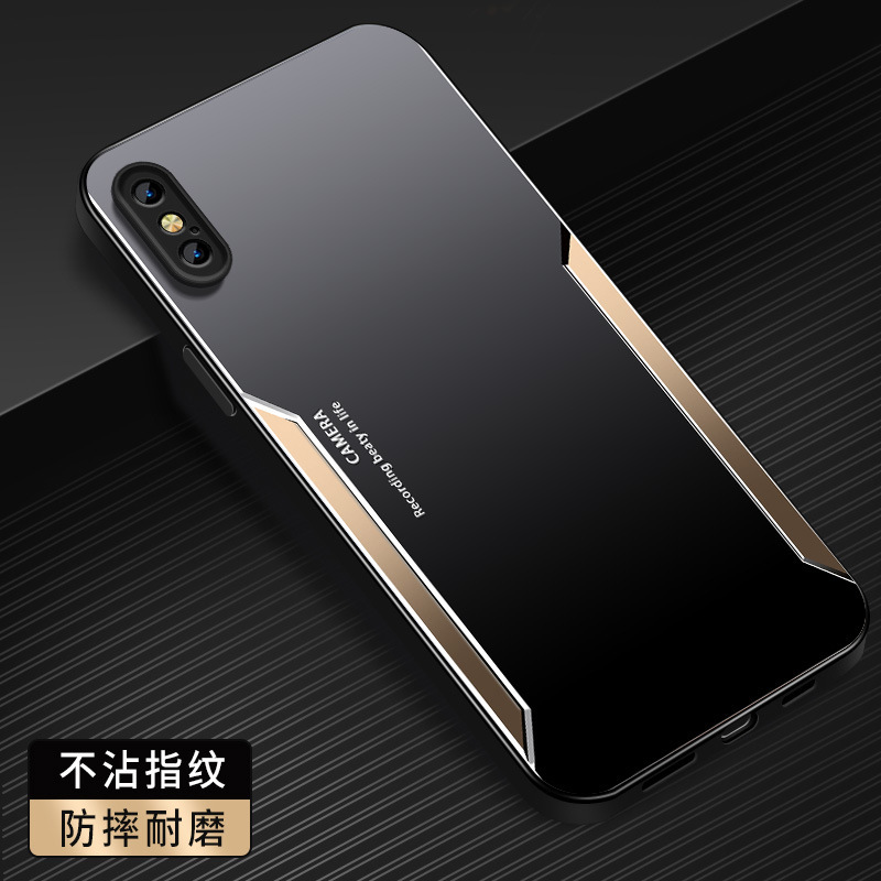 Metal Blade Suitable for iPhone Apple XS Max Phone Case XS New High-End Black Matte Ipxr Metal Blade Suitable for iPhone Apple XS Max Phone Case XS New High-End Black Matte Ipxr