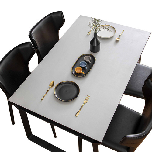 Tablecloth wholesale leather tablecloth waterproof and oil-proof no-wash rectangular dining table mat coffee table mat pvc leather table mat