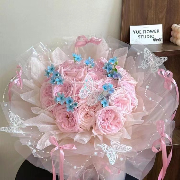 Nuevo estilo de estilo de ballet rojo de alto valor semiacabado conchas de flores al por mayor conchas de flores redondas regalos diy Día de San Valentín