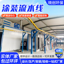 全自动喷涂流水线积放链喷塑装防爆设备静电工业涂装设备流水线