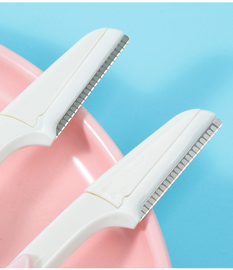 LMLTOP folding eyebrow trimmer 2 sets for beginners shaving, carry the protective net eyebrow trimmer SY1055 undefined