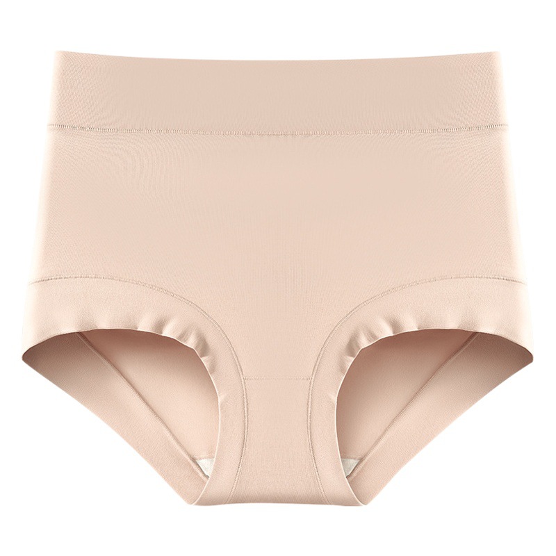 60 algodón peinado Otoño e Invierno actualización nuevo color cintura alta más tamaño algodón antibacteriano entrepierna algodón vientre contratación cadera elevación ropa interior de mujer