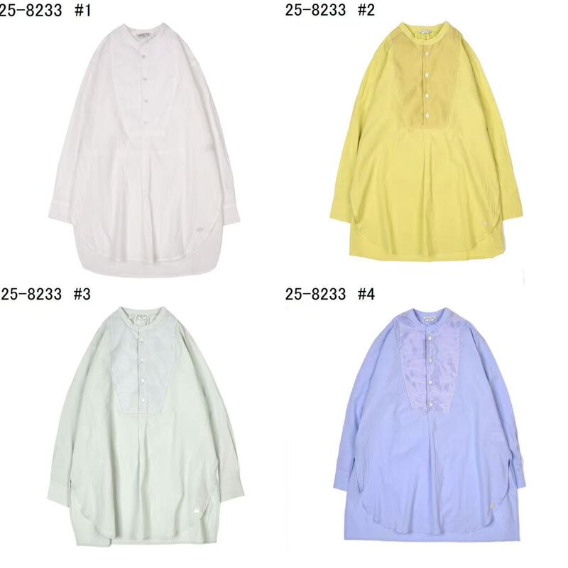 Japanese Style Kusuguru Women's Waist Drawstring Shirt Casual Loose Long-Sleeved Round Neck Versatile Japanese Style Style 307
