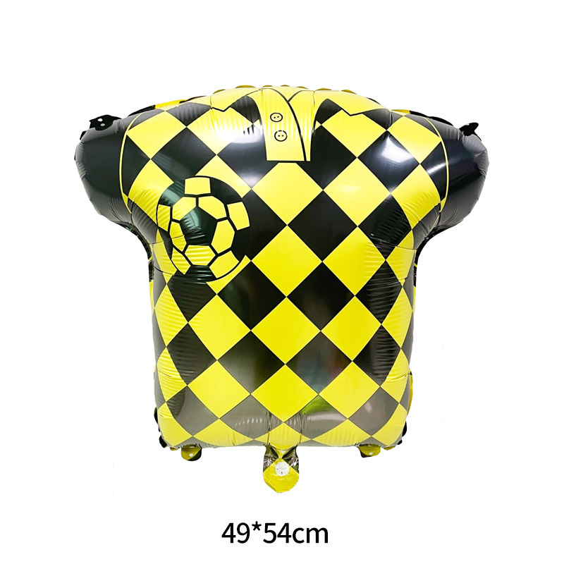 Globos de fútbol americano de 18 pulgadas, rugby, baloncesto, guantes de béisbol, decoraciones de globos de aluminio con temática deportiva de golf. image 29