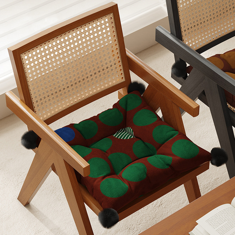 Simple retro americano asiento de asiento de comedor casero invierno invierno caliente aislamiento de aluminio dormitorio asiento de sala de aula cojín