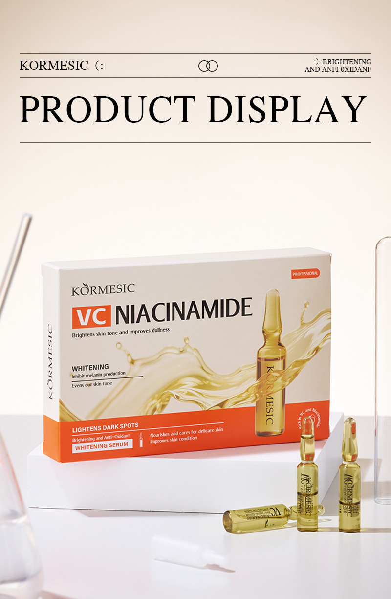 Cross-border stock VC Niacinamide brightening essence KORMESIC Essence gentle moisturizing wholesale