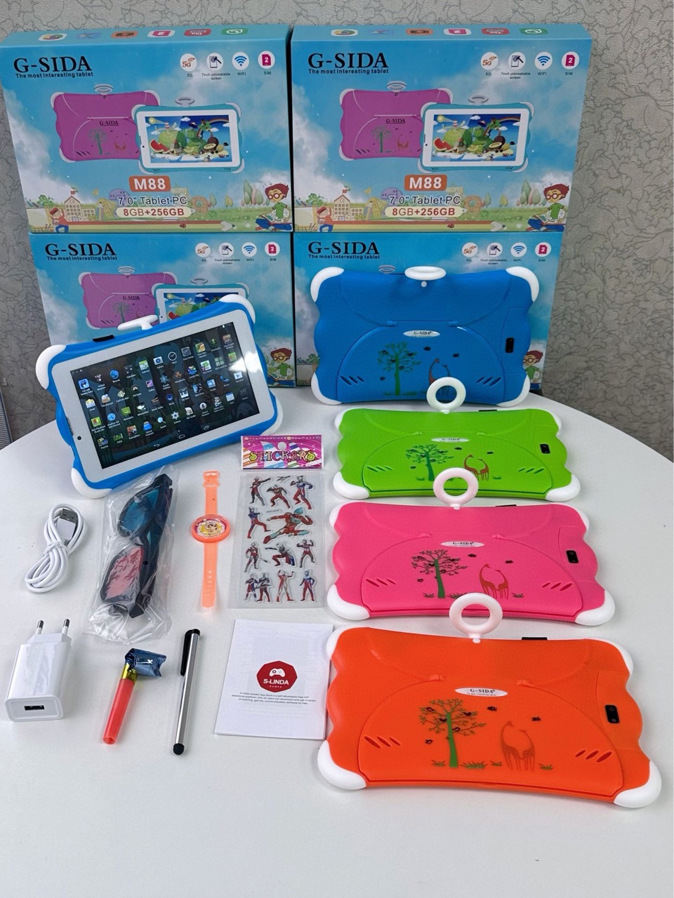 M88 7inch Kids Tablet 2SIM WIFI Can Make call