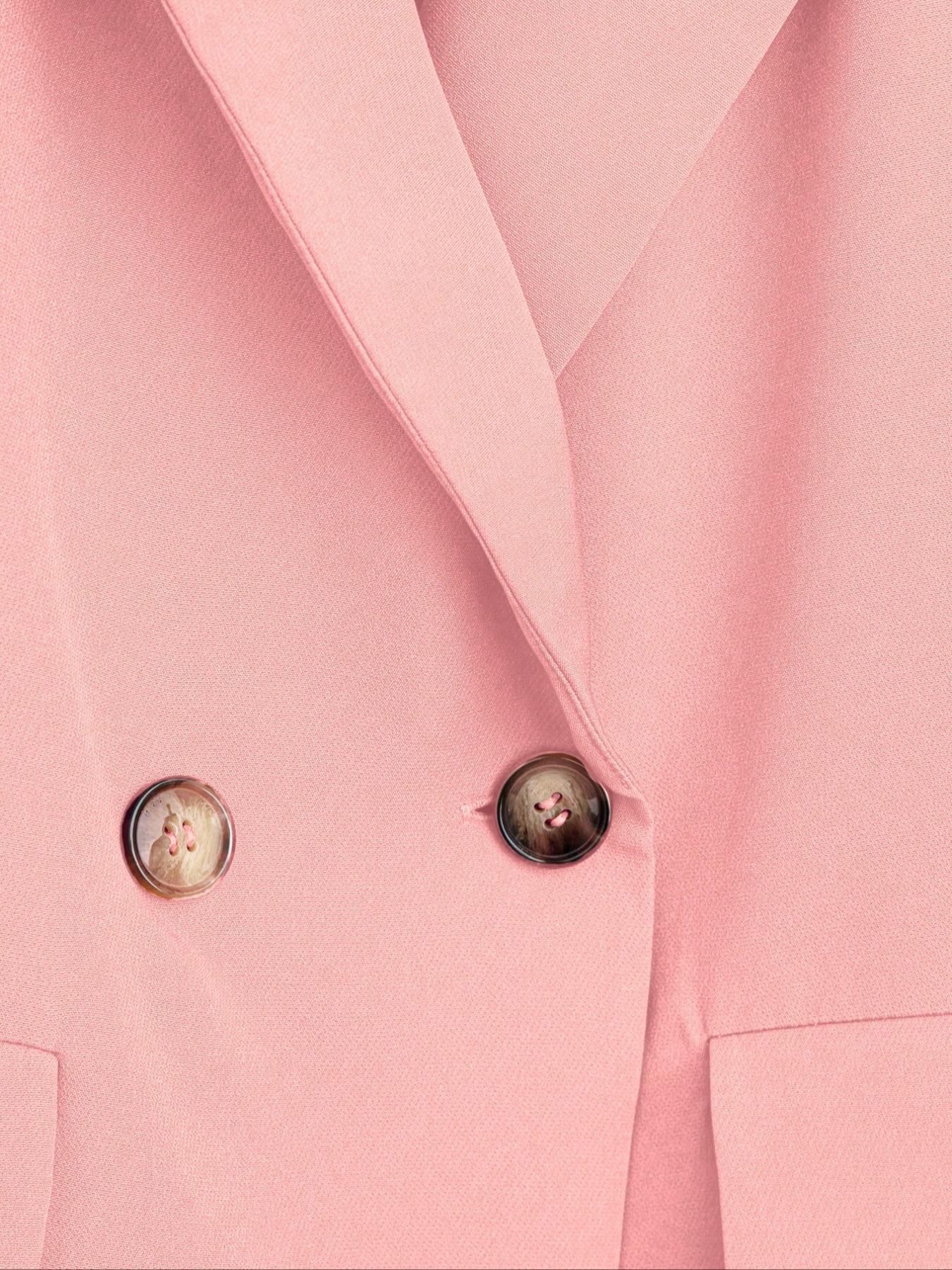 Tailored Blazer & Mermaid Skirt Set – European Office Chic With Structured Silhouette​_voghion.com