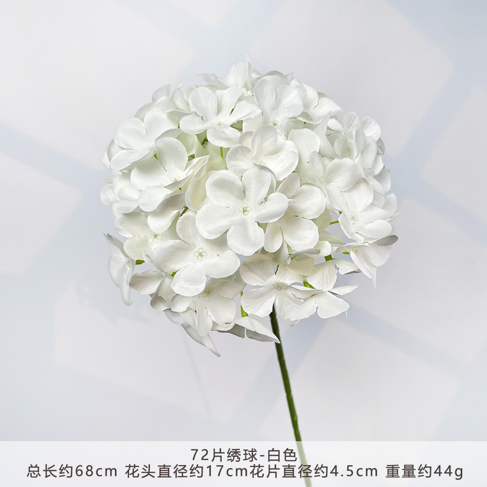 HXX-72 ชิ้น ไฮเดรนเยีย-ขาว