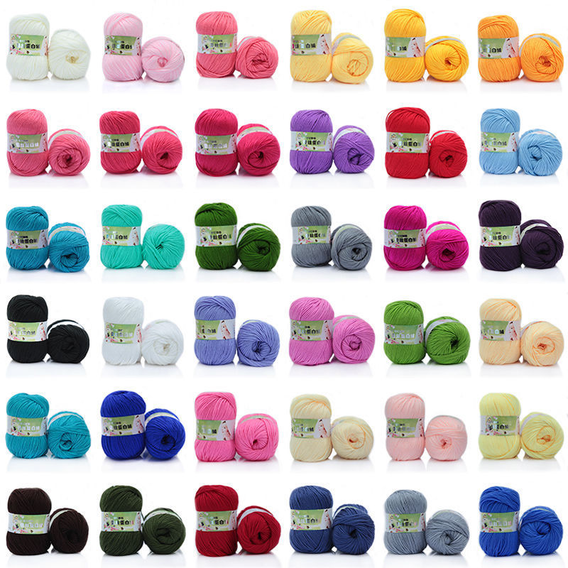 Wool wholesale silk egg white velvet medium thin 6 strands baby wool hand diy woven cotton shoes hook slippers wool