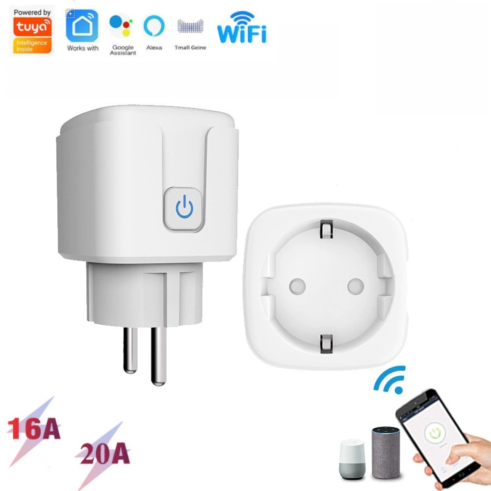 Взрывная европейская граффити wifi смарт-розетка сотового телефона Переключатель гнездо дистанционного управления 16A с зарядкой