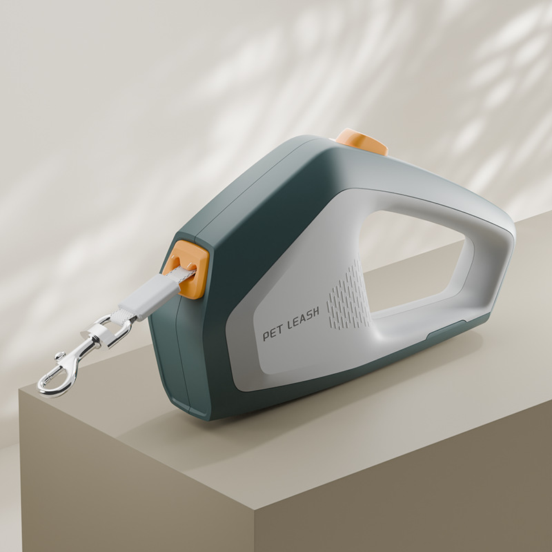 Nuevo tipo de cuerda de tracción de mascotas retráctil cuerda de perros pequeños y medianos cuerda de perros portátil para caminar artículos de mascotas al por mayor transfronterizos