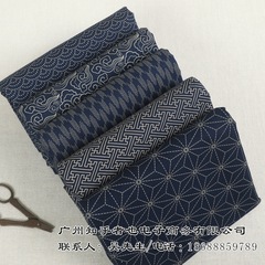 1168 # 台湾輸入日本青中国風深藍唐装ファッション服装生地diy手作り布