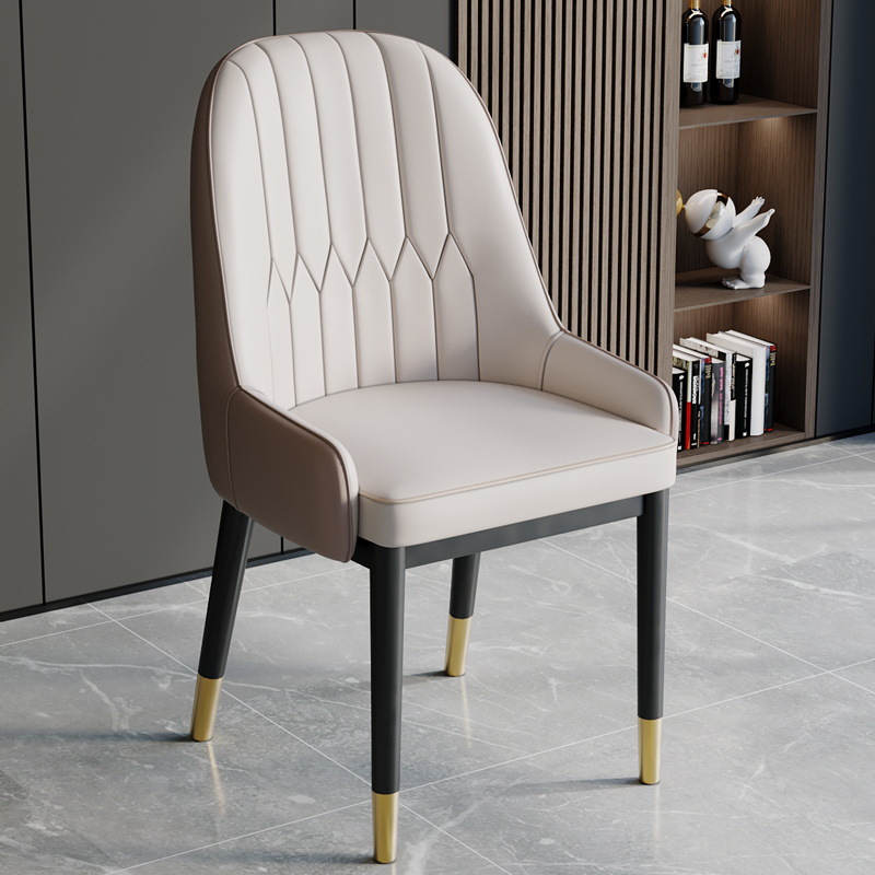 화이트 페이스 _ 라이트 커피 백 _ 골드 다리 세트