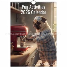 2026깷՚vvv羳¿Golden Retriever dog Calendar