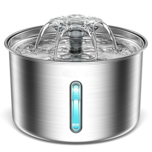 Pet Water Dispenser Stainless Steel 304 Metal Cat Water Dispenser Smart Cat and Dog Water Feeding New Pet Supplies Factory
