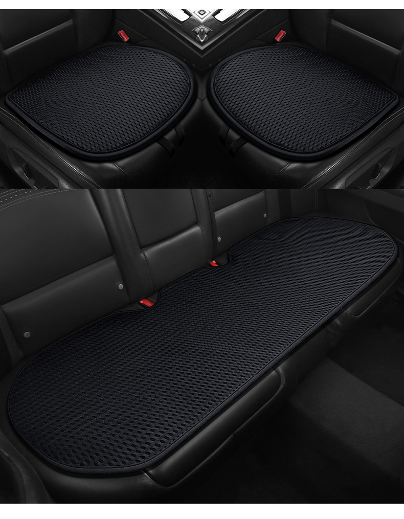 Car Seat Cushion Honeycomb Cushion Single Piece Summer Car Seat Cushion Three-Piece Set Sandwich Breathable Cooling Pad Ventilated Cooling Pad